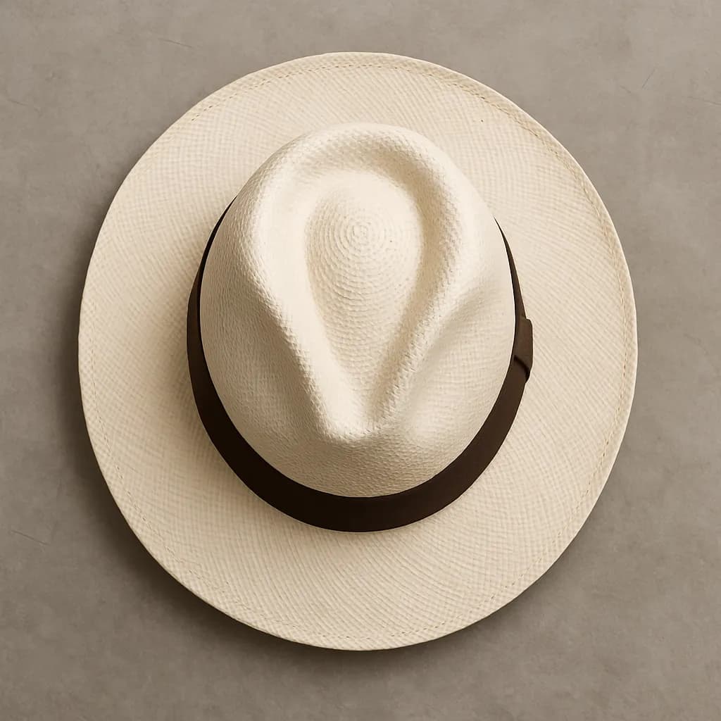 Sombrero Panama estilo Monte Carlo